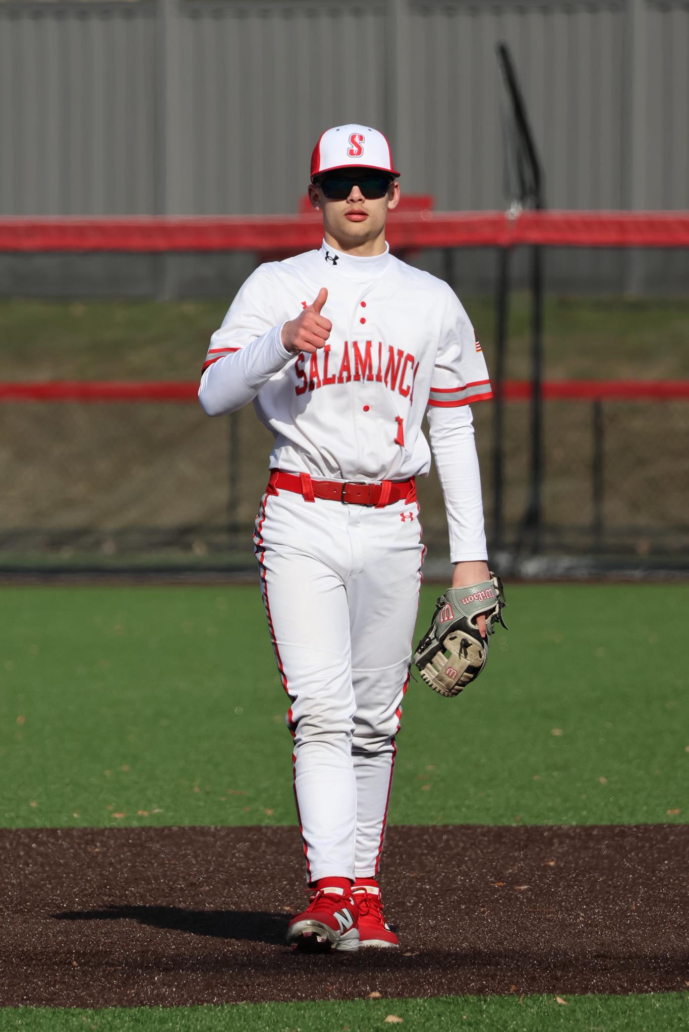 Fun Fact about Conner: he loves the National Anthem. A few weeks ago they didn’t play it before a game so Conner sang it on his own. Loud and proud and then the rest of the team joined in. Last night, he was up to bat and the Girls Lacrosse game was starting. They started playing the Anthem and Conner stepped out of the batters box, took off his helmet, and faced the flag. I thought maybe everyone would join him again, but they didn’t. 🤣 🇺🇸