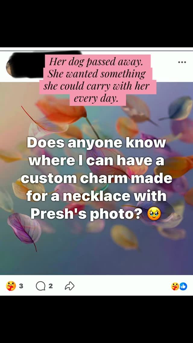 Some jewelry is beautiful. Some jewelry tells a story. ❤️

When my friend asked if anyone could create custom charms featuring her beloved dog, I knew this was going to be a special project.

These charms are more than an accessory—they’re a way to keep treasured memories close every single day.

What memory would you turn into a personalized piece?

#PersonalizedJewelry #CustomCharm #PetMemorial #MemorialJewelry #DogMom