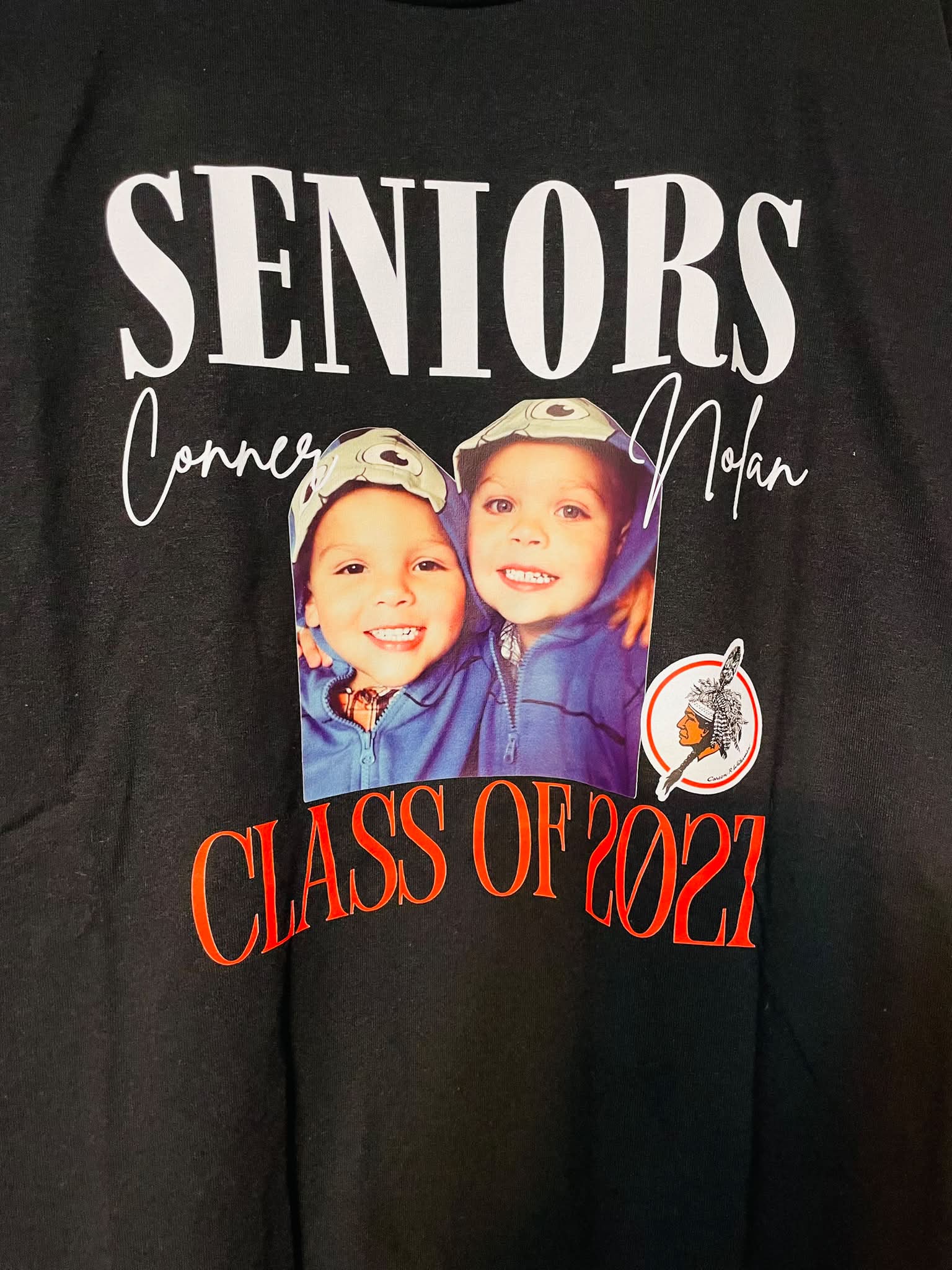 Our Senior Mom shirts came in. 🥹

It’s perfect Gina Jimerson Hill, thank you for doing this for us!